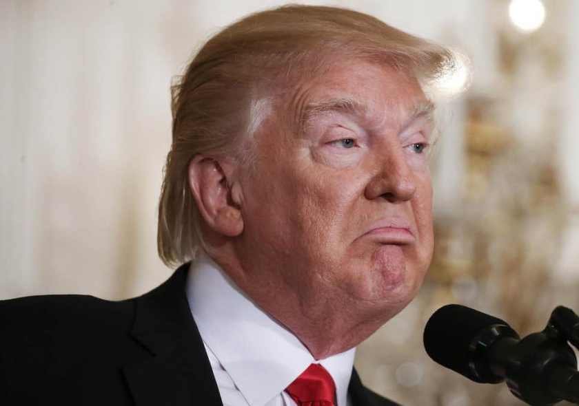 Wannabe strong man, Donald Trump